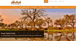 Desktop Screenshot of moremisafaris.co.za
