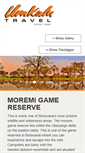 Mobile Screenshot of moremisafaris.co.za